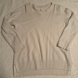 Splendid Cream Crew Neck Sweater